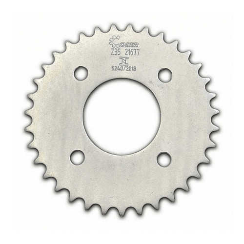 Coroa 35 dentes CG 83 até 99 / Titan 150 / Sport 150 / Fan 125 2009 em diante / Fan 160 / XL 125 - Coser
