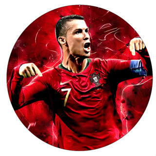 Capas de Paineis Festa Cristiano Ronaldo Redondo Tecido Sublimado Decoração 1,50x1,50 em Oferta na Shopee
