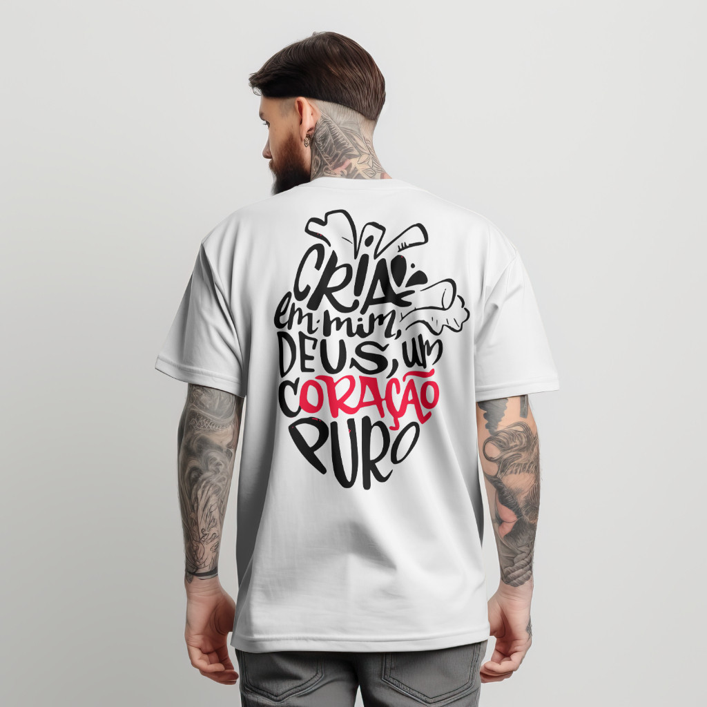 Camiseta Jesus Oversized Streetwear Masculina Algodão 30.1 Premium Camisa Cristã em Oferta na Shopee