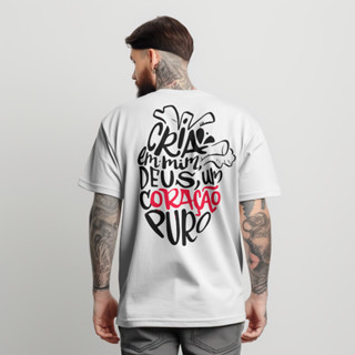 Camiseta Jesus Oversized Streetwear Masculina Algodão 30.1 Premium Camisa Cristã em Oferta na Shopee
