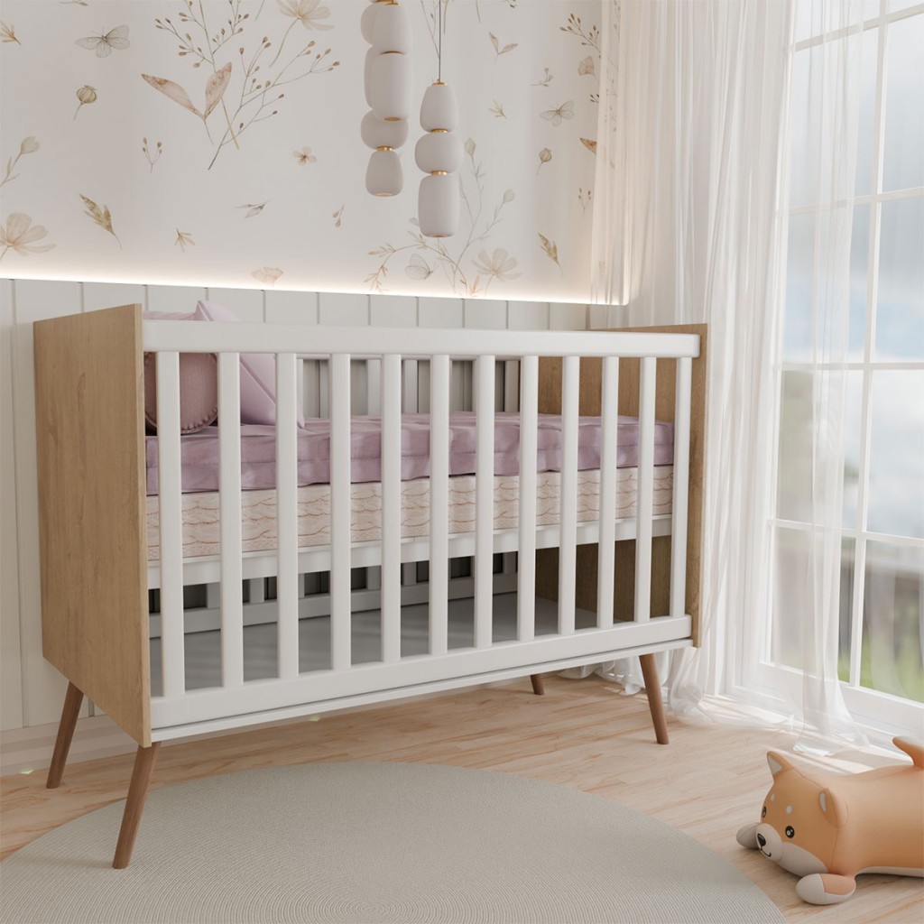 Berço Mini Cama Delicadeza em Oferta na Shopee