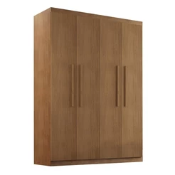 Guarda-Roupa Casal Malibu 4 PT 2 GV Imbuia