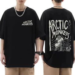 Camiseta Masculina & Feminina T-Shirt Básica Arctic Monkeys Rock Hip Hop Camisa Algodao Premium