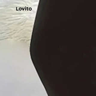 (Trendy) Lovito Leggings Curvas Plus Size Leggings Casuais Com Letras Para Mulheres LNE72219 em Oferta na Shopee