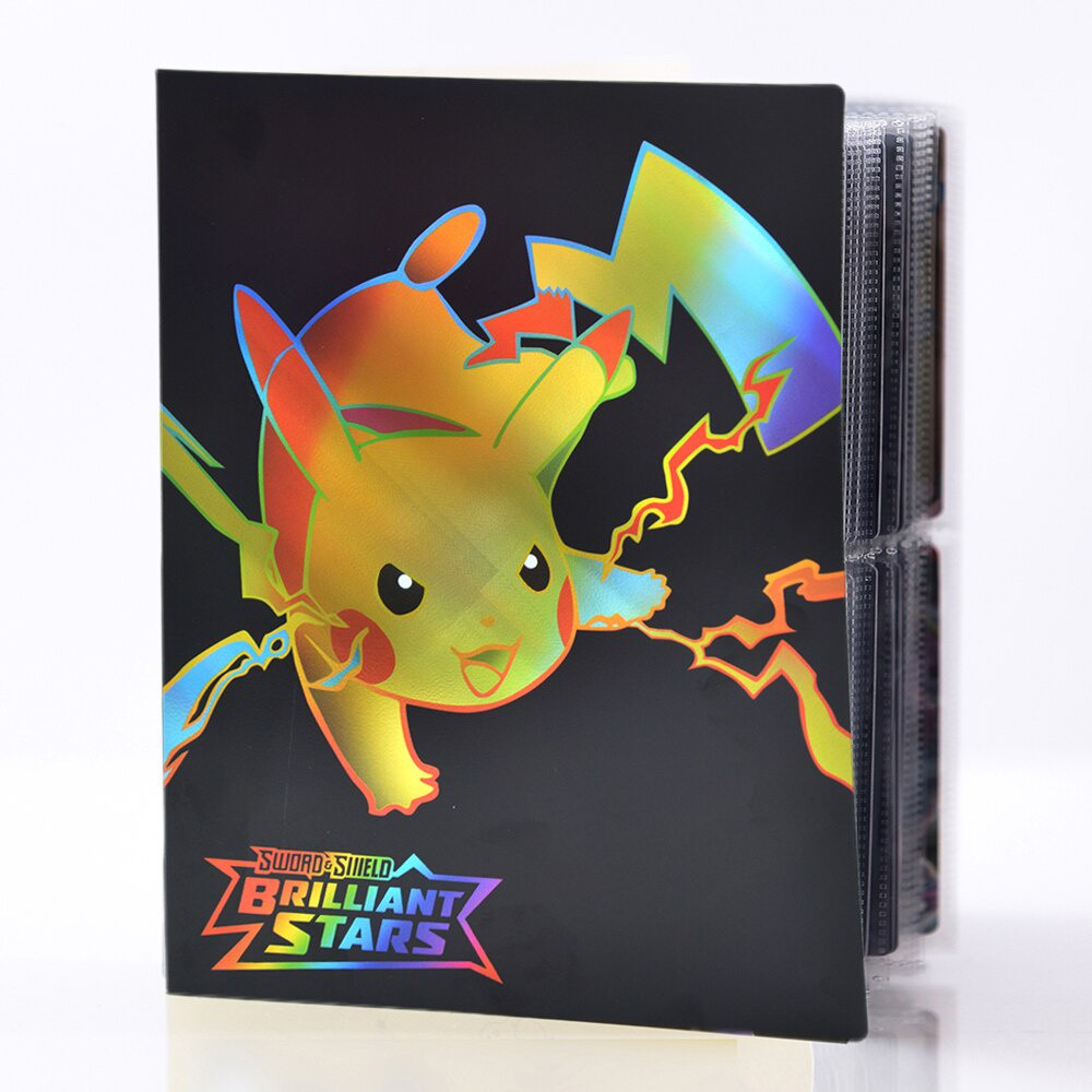 Álbum de Cartas Pokémon Este Porta-Cartas Respirável Dragão à Prova de Fogo Brinquedo Pikachu Presente Pode Conter 240 C