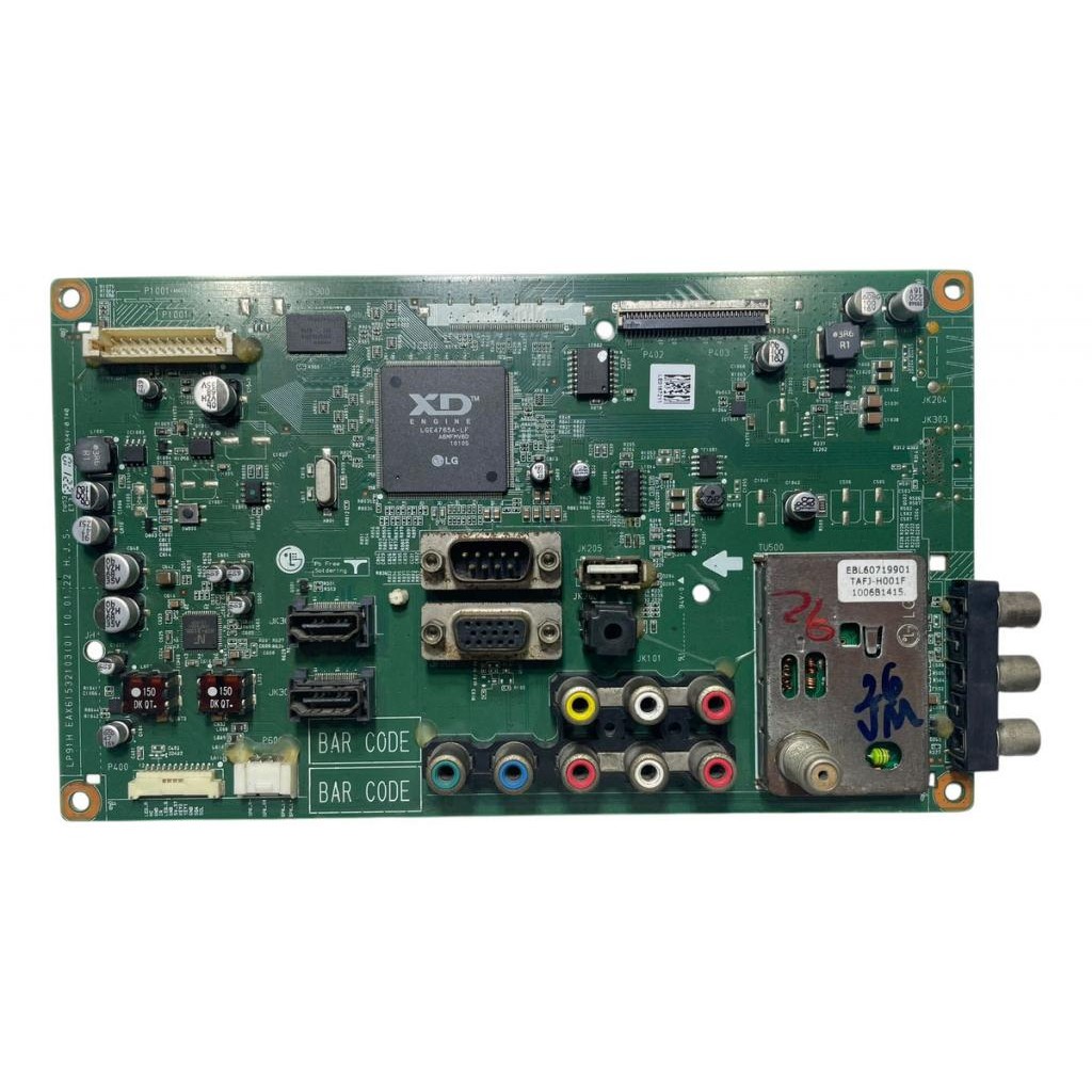 Placa Principal Tv LG 26ld330 Eax61532103 (0)