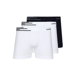 Kit com 3 Cuecas Boxer Lupo 436-002 Colorido