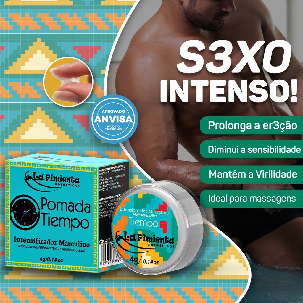 GEL PROLONGADOR MASCULINO MAIS RESISTÊNCIA, CONTROLE E PRAZER