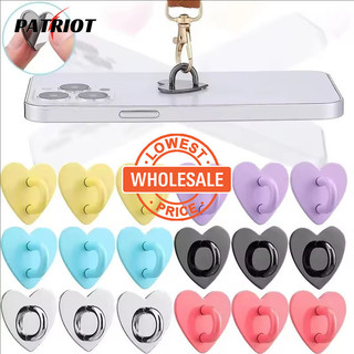 [Preço Por Atacado] Metal Love Heart Phone Finger Ring/DIY Pendant Clasp/Auto Adesivo Móvel Back Stand Ganchos