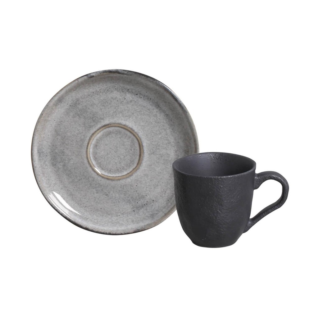 Conjunto com 6 Xícaras de Café com Pires Bio Dust 120ml em Oferta na Shopee