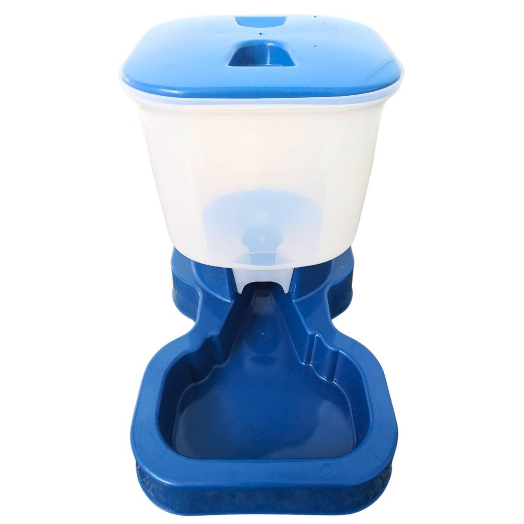 Comedouro Automático Azul Cachorro Pet Cães Grande Porte 8l