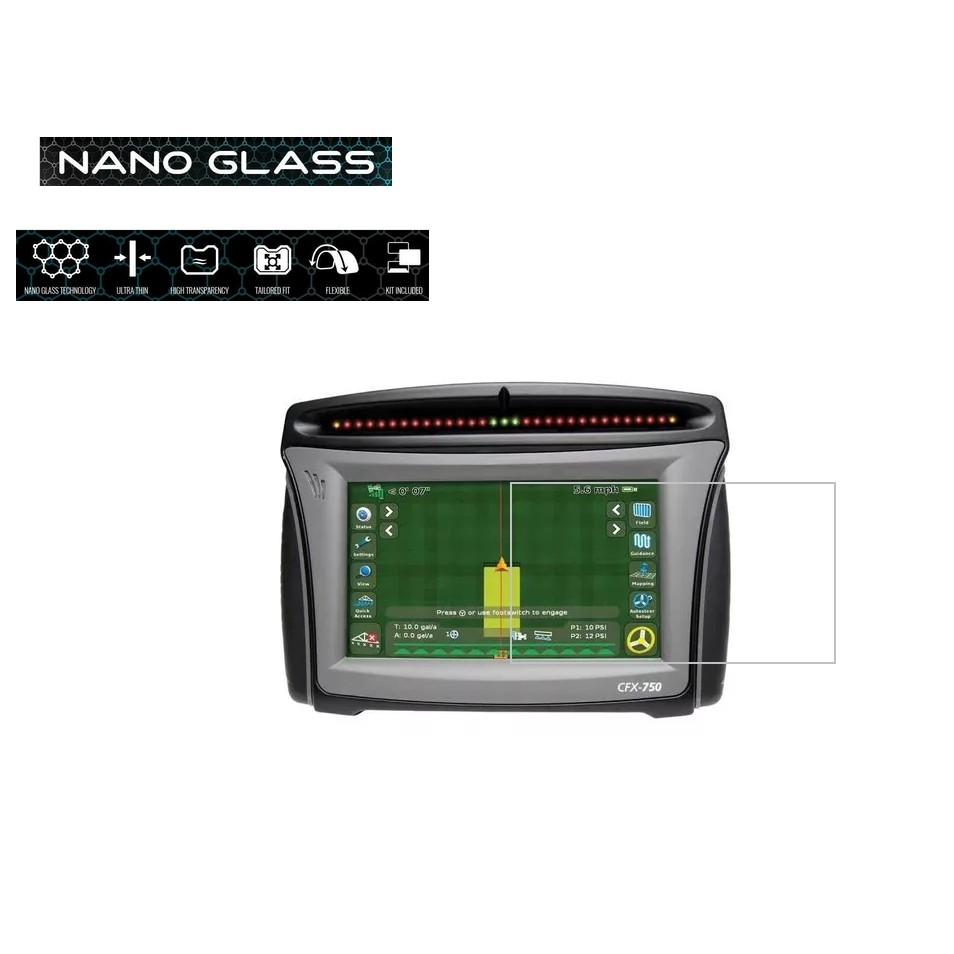 Película Nano Glass Flexivel para Gps Trimble CFX-750 FMX-750