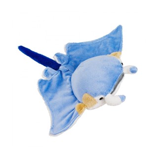 RF-002-F | Pelúcia Bichinho Raia Azul 28cm - Criaturas Marinhas em Oferta na Shopee