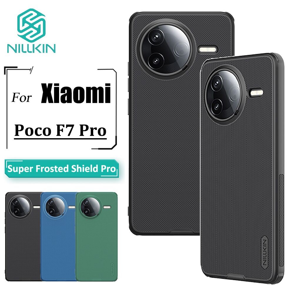 Nillkin Super Frosted Shield Pro Capa De Telefone Para Poco F7 Pro Ultrafina Fosca TPU + PC Traseira À Prova De Choque em Oferta na Shopee