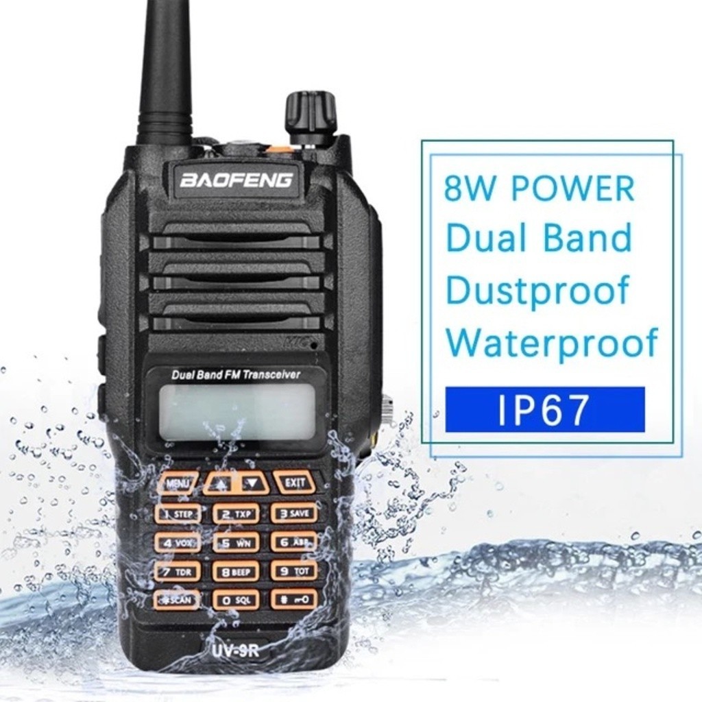 Rádio Comunicador baofeng UV9R 10W Resistente À Água em Oferta na Shopee