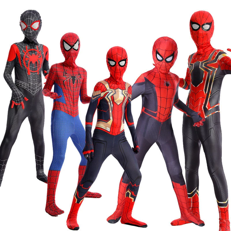 Macacão Homem-Aranha Para Crianças De 2-12 Anos De Idade Fantasias De Moda casual cosplay 4.9 — imagem 1