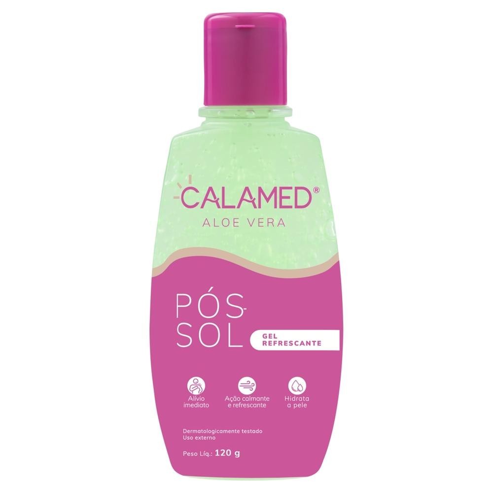 Calamed Gel Pós Sol Aloe Vera 120g em Oferta na Shopee