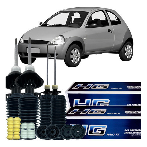Kit Amortecedores Batente Coifa Ford Ka 1996 Á 2007