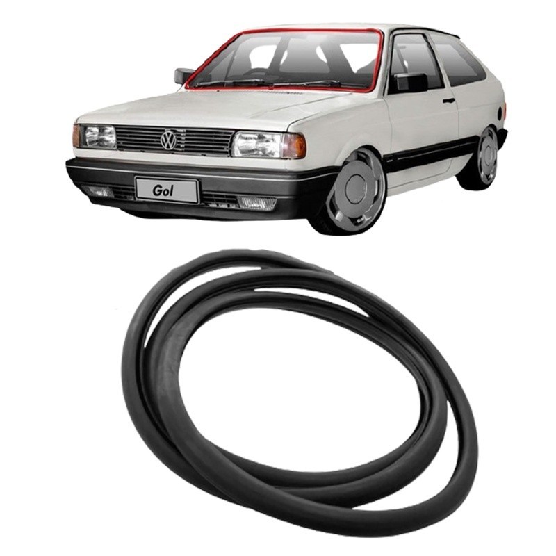 Borracha Parabrisa Vidro Gol Parati Voyage Saveiro Quadrado G1 Sem Encaixe Friso Envio Imediato em Oferta na Shopee