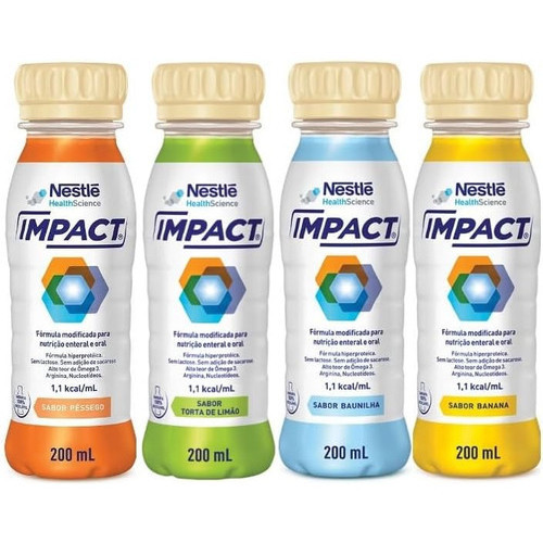 Impact 200ml Sabores  Nestle Pack 4 Unidades Escolha O Sabor