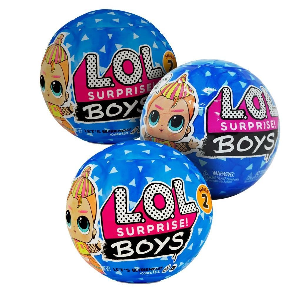BONECO LOL - BOYS SURPRISE SERIE 2 (KIT COM 3) em Oferta na Shopee