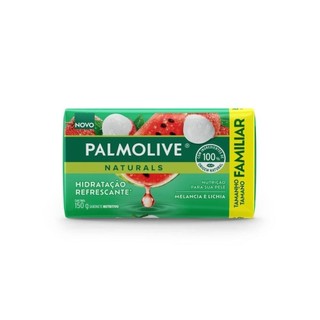 Sabonete em Barra Palmolive Naturals Melancia e Lichia 150g em Oferta na Shopee