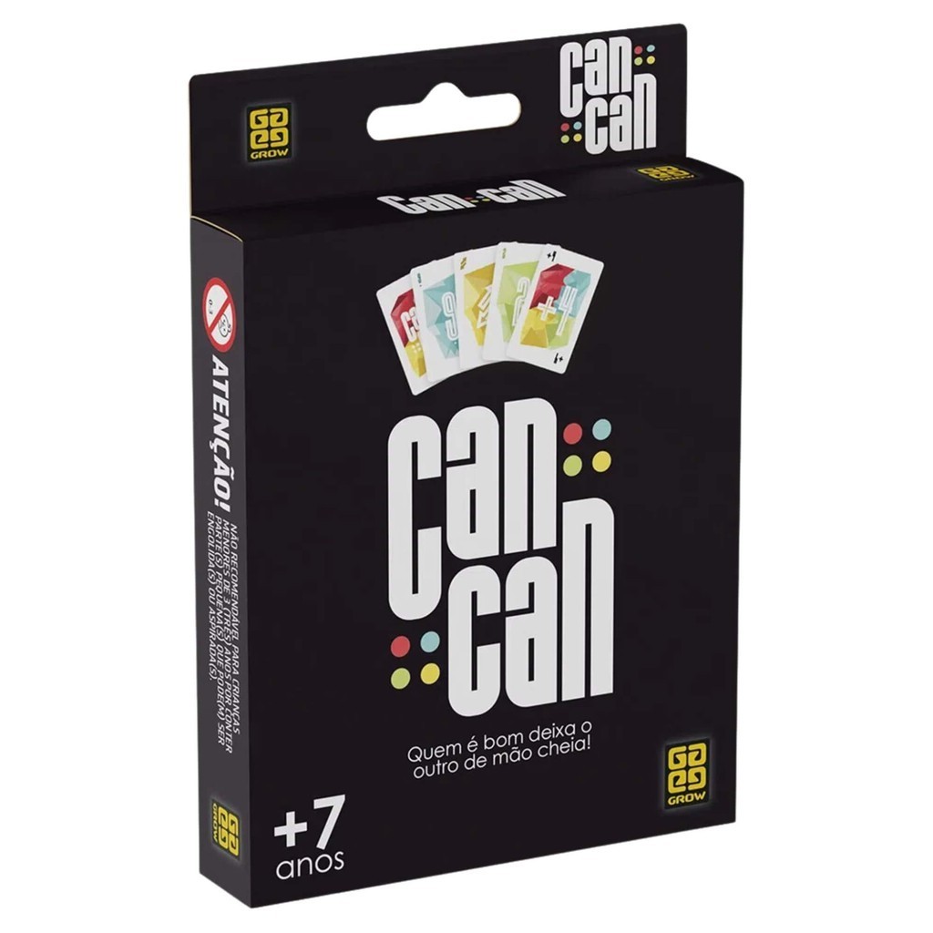 Jogo de Cartas Can Can 110 cartas Grow - 02566 em Oferta na Shopee