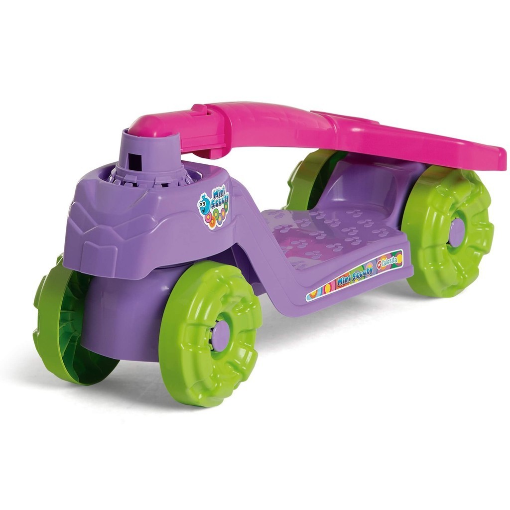 Detalhes do Patinete Infantil Mini Scooty Rosa Modelo Sortido e Único Calesita - 0917