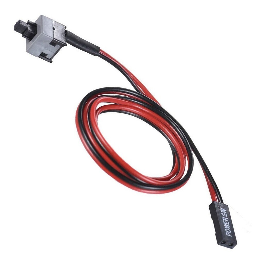 Cabo Power Sw Reset Botão On/off Botão Liga/ Botão Desçoga Interruptor Atx Para Computador Ligar