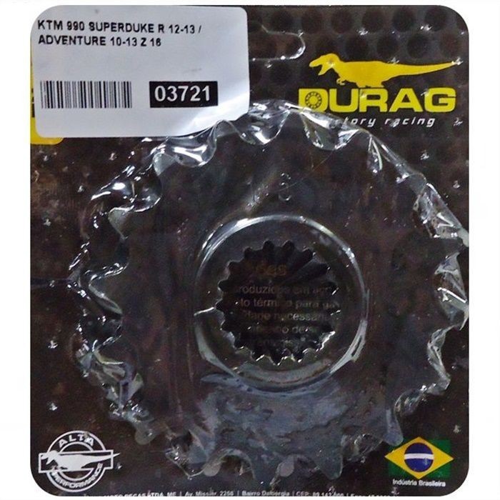 Pinhão - KTM 990 Superduke e Adventure  - 2010 a 2013 - 16 Dentes