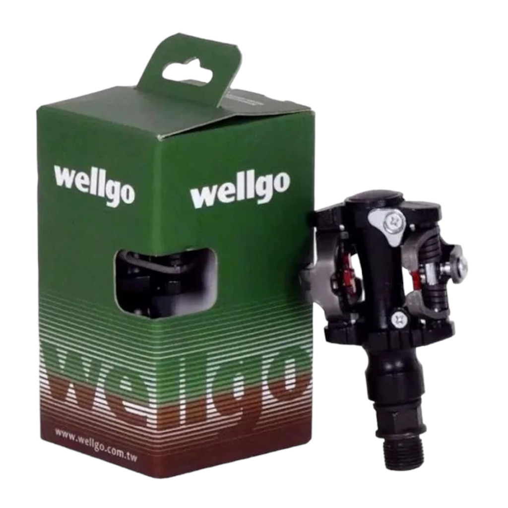 PEDAL DE CLIP WELLGO MPD-823 PRETO BIKE MTB BICICLETA
