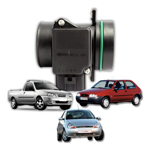 Medidor Sensor Fluxo Ar Fiesta Ka Courier 96 97 98 99 Endura em Oferta na Shopee