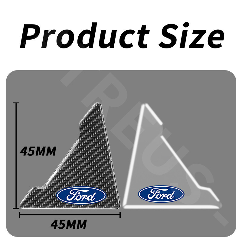 2/4 Peças Ford Adesivos Anticolisão Para Cantos De Porta anti-Riscos Guarda-Da Do Carro Tiras De Canto Colisão Automotivas Para Ford Ranger Ka Focus mk2 new Fiesta Fusion Ecosport Edge Territory — imagem 2 de 2