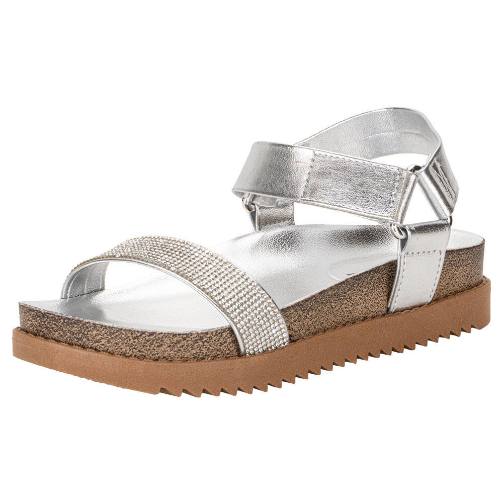 Sandália Feminina Flat Moleca 5500106 em Oferta na Shopee