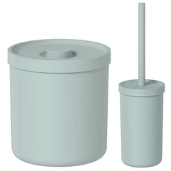 Conjunto Banheiro lixeira 6L Escova Sanitaria OU Bold Verde