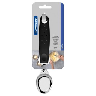 Concha Para Sorvete Tramontina Utilitá Preta, Em Aço Inox E Cabo De Polipropileno - 25607/100 em Oferta na Shopee