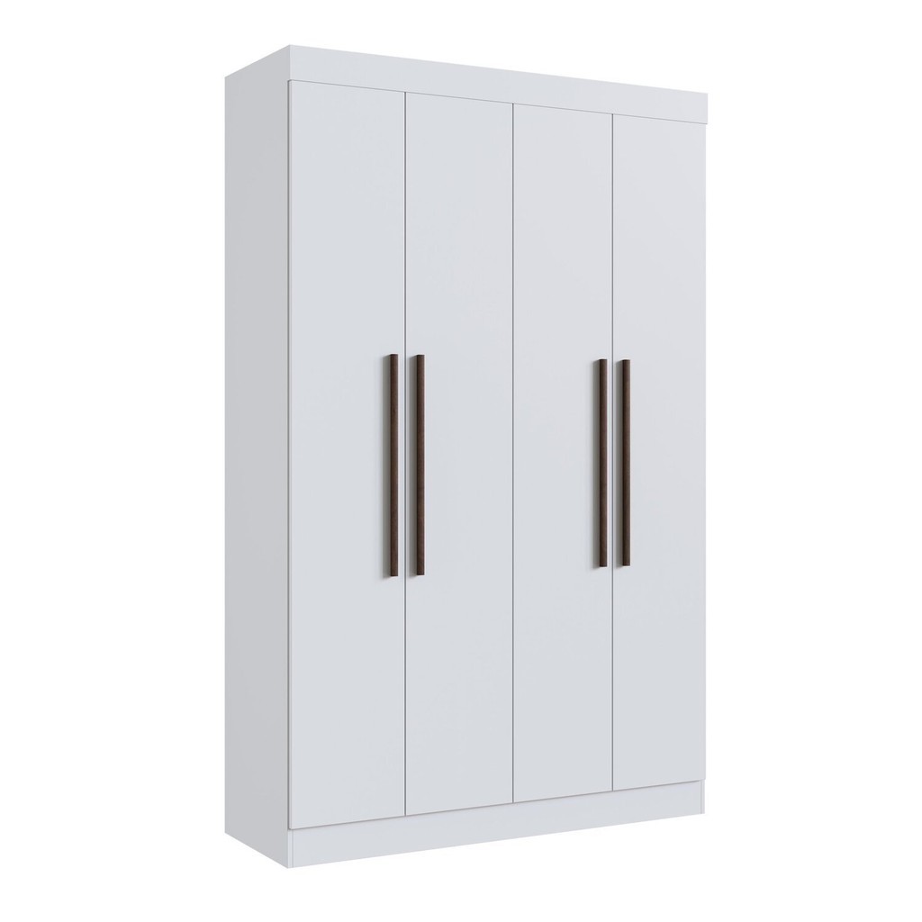Guarda-roupa Solteiro Mdf Orlando 4 Portas 2 Gavetas - Mom & Baby