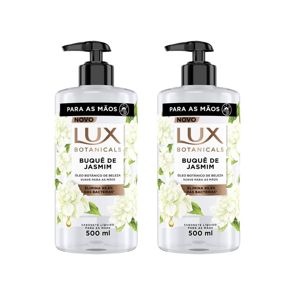 Kit 2 Sabonete Líquido Lux Botanicals Buquê de Jasmim 500ml cada