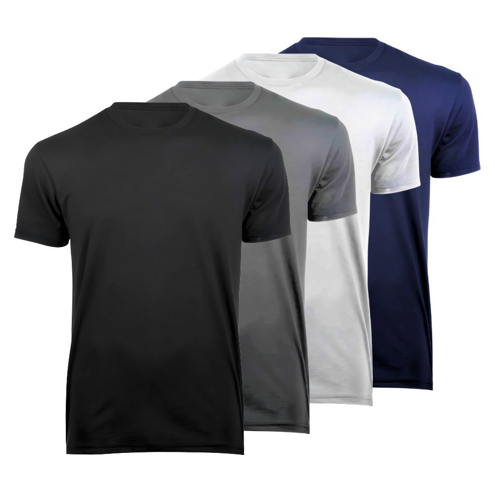 4 Camisetas Dry Fit Masculina - Casual Treino Academia Esportes Exercícios Corrida