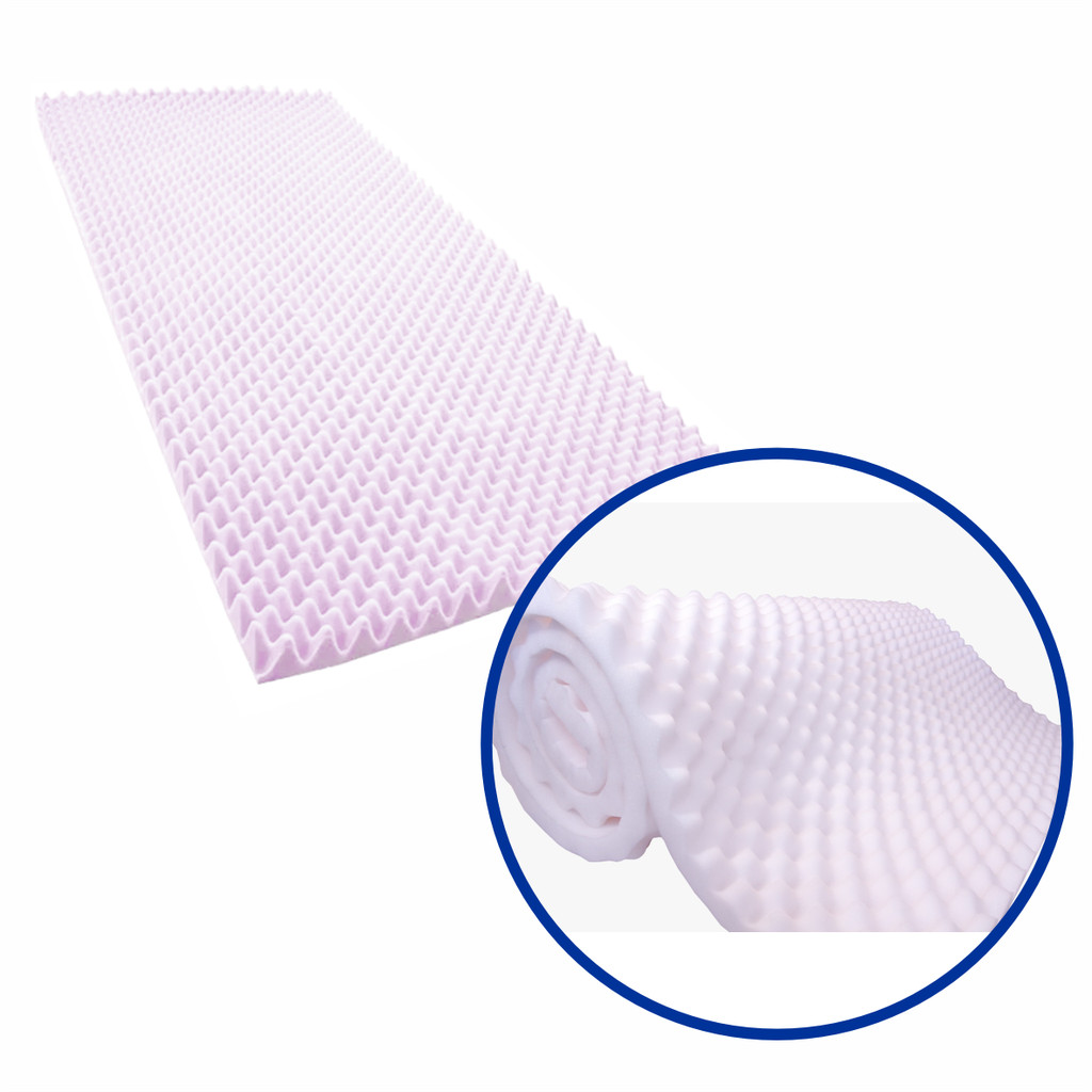 Colchão Maca Ortopédico Confortável Resistente Piramidal Vácuo Rosa D28 Massageador  Sequencial