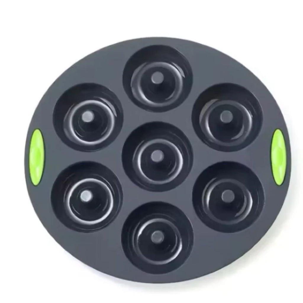 Molde de Silicone Forma para donuts com alça Confeiteiro