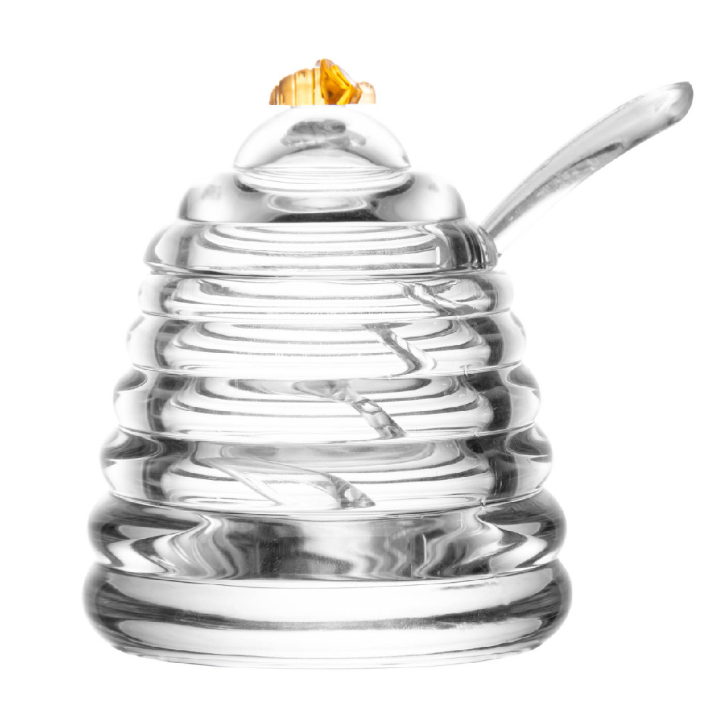 Açucareiro Porta Açucar Lyor Abelhinha Abelha Little Bee Grande com Colher Luxo Requintado...