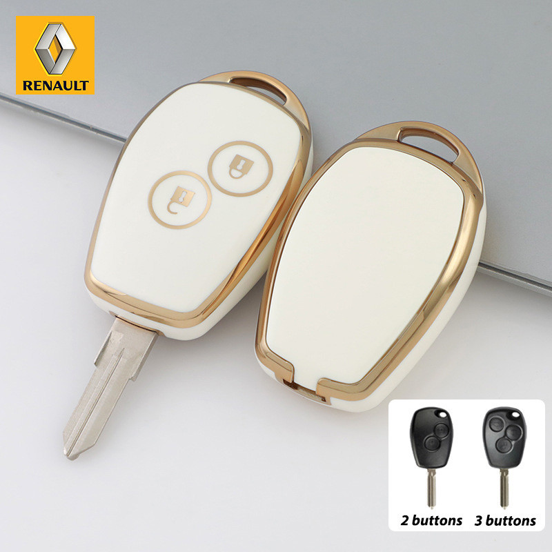 Capa Para Chave Do Carro Renault Logan/Sandero/Poeira/clio TPU Chaveiro em Oferta na Shopee