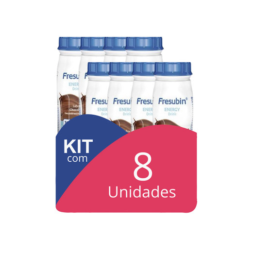 Kit c/8 Fresubin Energy Drink Chocolate 200ml
