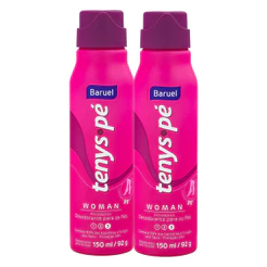 Tenys Pé Baruel Woman Jato Seco 150ml | Kit com duas unidades