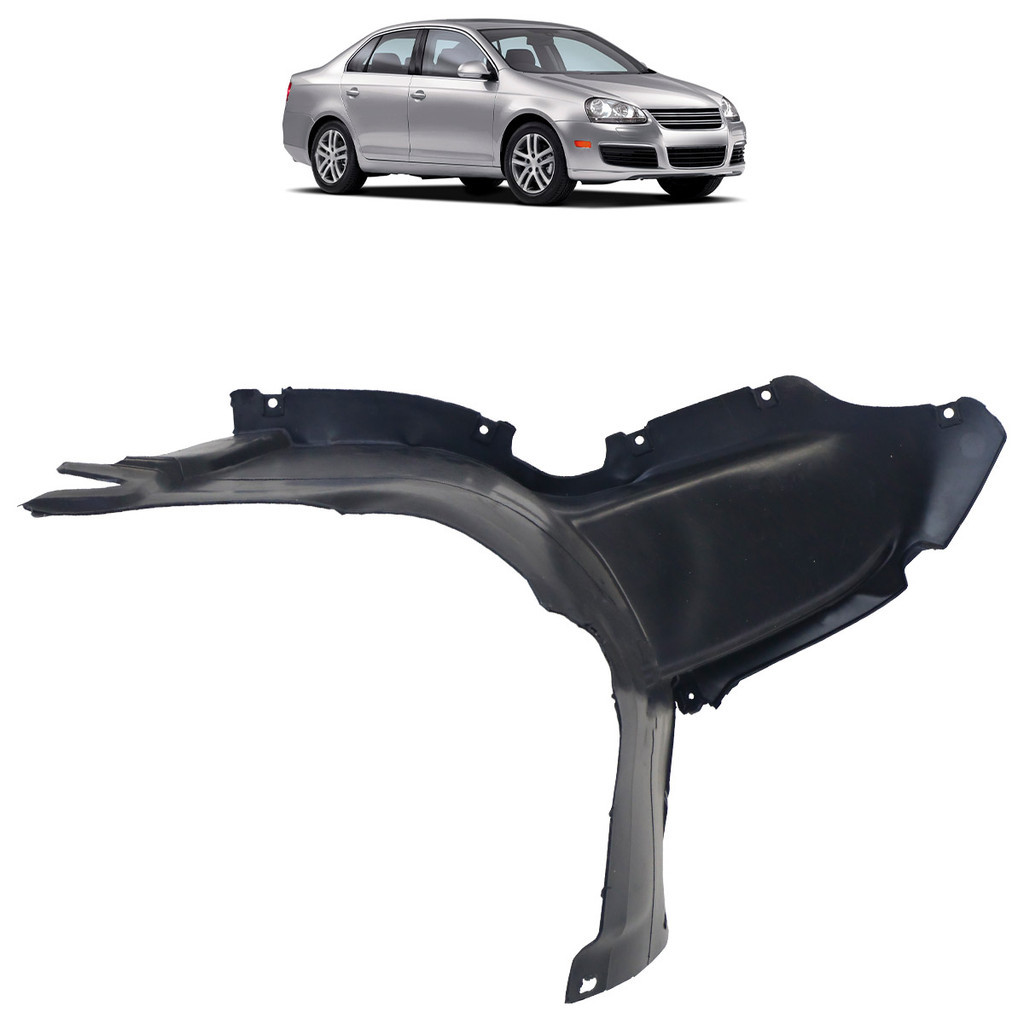 Parabarro Dianteiro Frontal Jetta 2006 2007 2008 2009 2010 Preto Sem grampos Presilhas em Oferta na Shopee