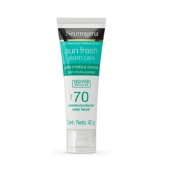 Protetor Solar Facial Neutrogena Sun Fresh Derm Care Sem Cor FPS70 40g