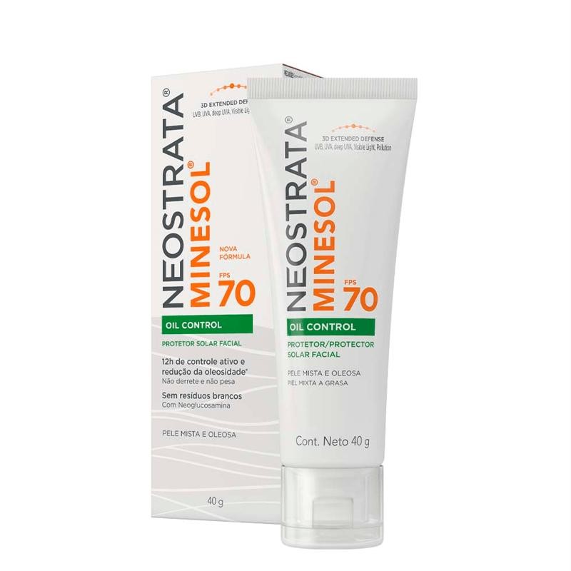 Protetor Solar Facial Neostrata Minesol Oil Control FPS70 40g em Oferta na Shopee