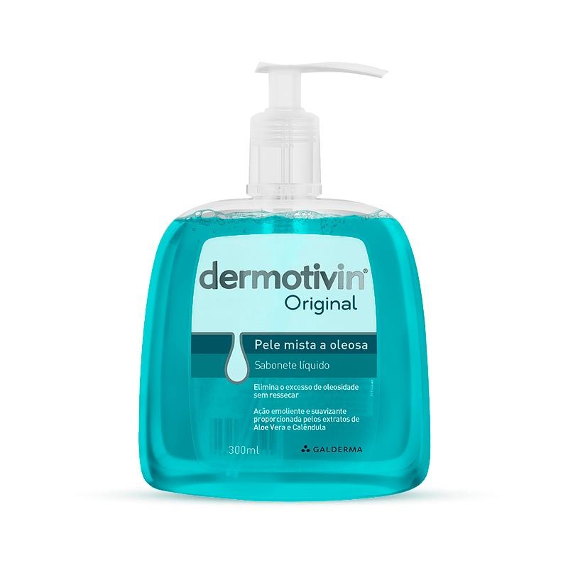 Sabonete Líquido Dermotivin Original 300ml em Oferta na Shopee
