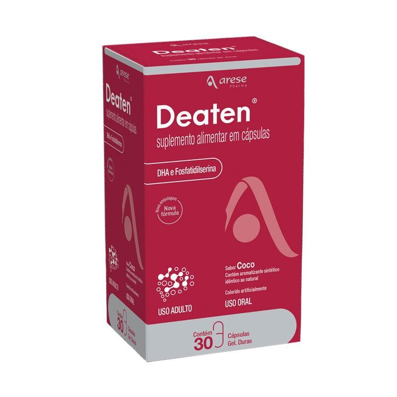Suplemento Alimentar Deaten Sabor Coco 30 Cápsulas Gelatinosas Duras em Oferta na Shopee